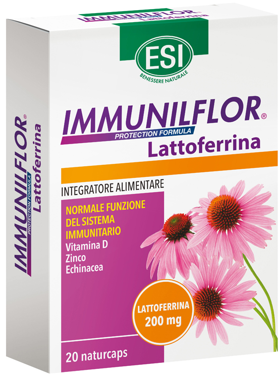 ESI IMMUNILFLOR LATTOFERRINA 20 NATURCAPS - Farmacia Sant Anna SAS del Dott. Mariani Federigo