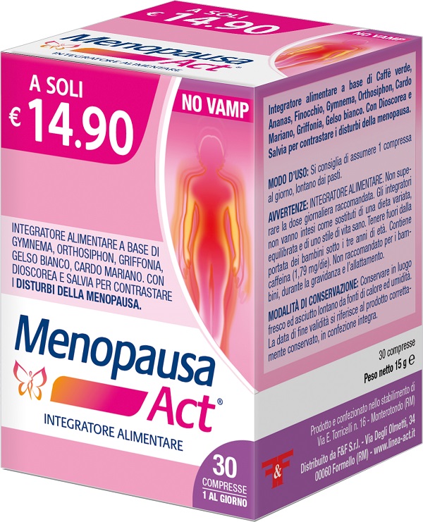 MENOPAUSA ACT 30 COMPRESSE - Farmacia Sant Anna SAS del Dott. Mariani Federigo