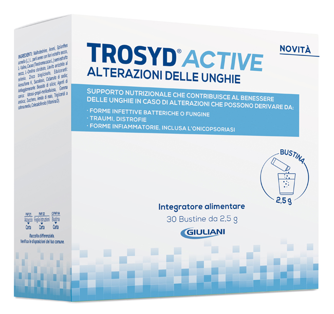 TROSYD ACTIVE ALTERAZIONI UNGHIE 30 BUSTINE - Farmacia Sant Anna SAS del Dott. Mariani Federigo
