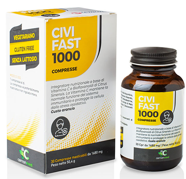CEMONMED CIVIFAST 1000 30 COMPRESSE MASTICABILI - Farmacia Sant Anna SAS del Dott. Mariani Federigo