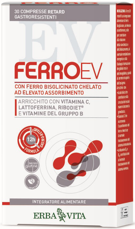 FERRO EV RETARD 30 COMPRESSE GASTRORESISTENTI - Farmacia Sant Anna SAS del Dott. Mariani Federigo