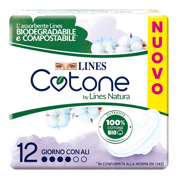 LINES COTONE BIO ULTRA ALI 12 PEZZI - Farmacia Sant Anna SAS del Dott. Mariani Federigo