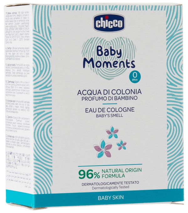 CHICCO BABY MOMENTS ACQUA DI COLONIA PROFUMO DI BAMBINO 100 ML - Farmacia Sant Anna SAS del Dott. Mariani Federigo