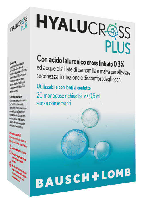 HYALUCROSS PLUS 20 FLACONCINI MONODOSE DA 0,5 ML - Farmacia Sant Anna SAS del Dott. Mariani Federigo