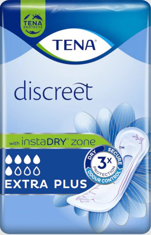 ASSORBENTE INCONTINENZA LEGGERA TENA DISCREET EXTRA PLUS 16 PEZZI - Farmacia Sant Anna SAS del Dott. Mariani Federigo