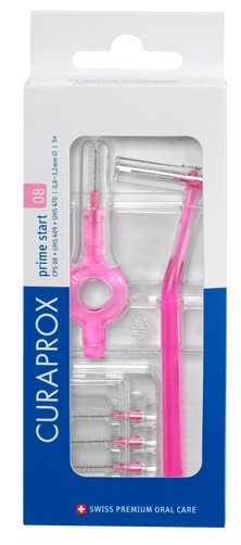 CURAPROX CPS 08 SCOVOLINO PRIME START 08 PINK 5 PEZZI - Farmacia Sant Anna SAS del Dott. Mariani Federigo