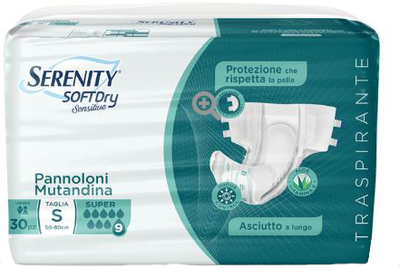 PANNOLONE MUTANDINA SERENITY SD SENSITIVE SUPER L 15 PEZZI - Farmacia Sant Anna SAS del Dott. Mariani Federigo