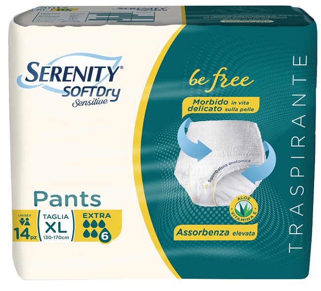 SERENITY PANTS SD SENSITIVE EXTRA XL 14 PEZZI - Farmacia Sant Anna SAS del Dott. Mariani Federigo