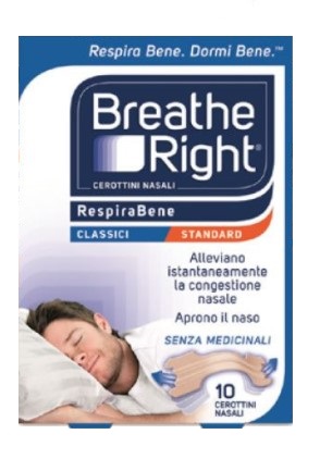 CEROTTI NASALI BREATHE RIGHT CLASSICI 10 PEZZI - Farmacia Sant Anna SAS del Dott. Mariani Federigo