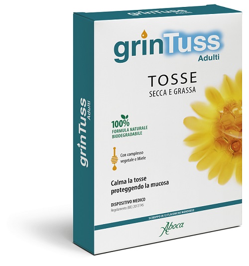 GRINTUSS ADULTI SCIROPPO 12 FLACONCINI MONODOSE - Farmacia Sant Anna SAS del Dott. Mariani Federigo