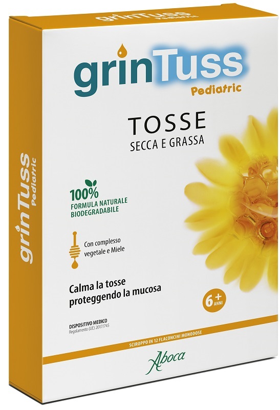 GRINTUSS PEDIATRIC SCIROPPO 12 FLACONCINI - Farmacia Sant Anna SAS del Dott. Mariani Federigo