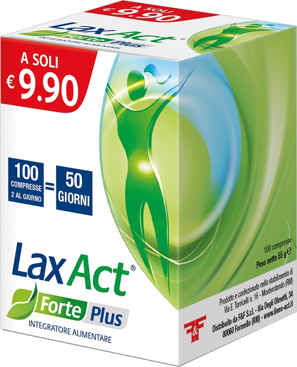 LAX ACT FORTE PLUS 100 COMPRESSE - Farmacia Sant Anna SAS del Dott. Mariani Federigo
