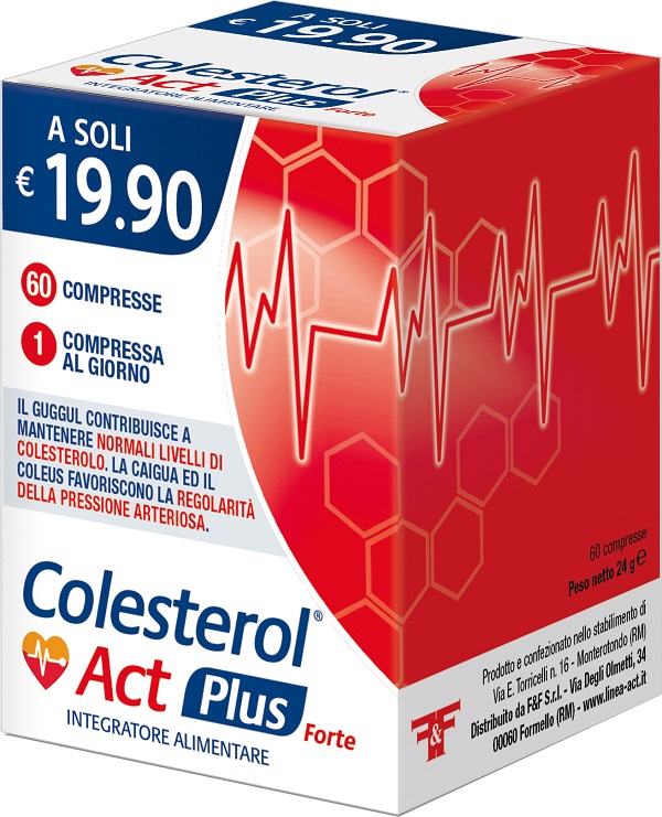 COLESTEROL ACT PLUS FORTE 60 COMPRESSE - Farmacia Sant Anna SAS del Dott. Mariani Federigo