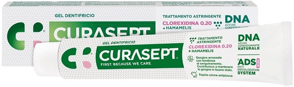 CURASEPT GEL DENTIFRICIO ADS DNA TRATTAMENTO ASTRINGENTE 75 ML - Farmacia Sant Anna SAS del Dott. Mariani Federigo