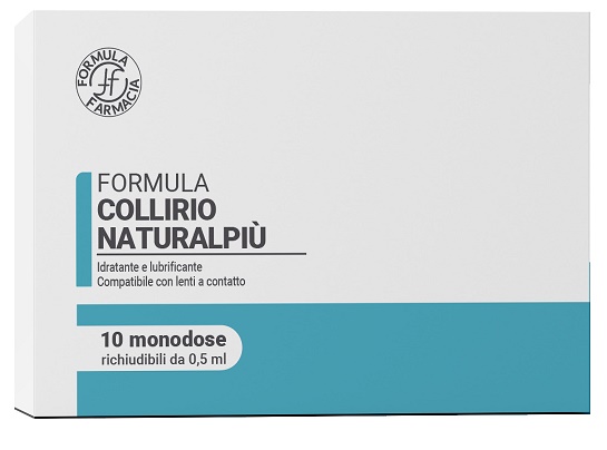 FORMULA COLLIRIO NATURAL PIU' SENZA CONSERVANTI 10 FLACONCINI DA 0,5 ML - Farmacia Sant Anna SAS del Dott. Mariani Federigo