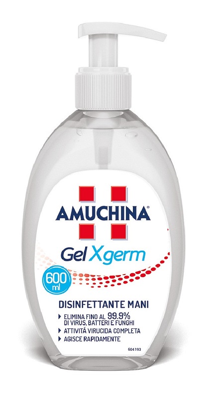 AMUCHINA GEL X-GERM DISINFETTANTE MANI 600 ML IT - Farmacia Sant Anna SAS del Dott. Mariani Federigo