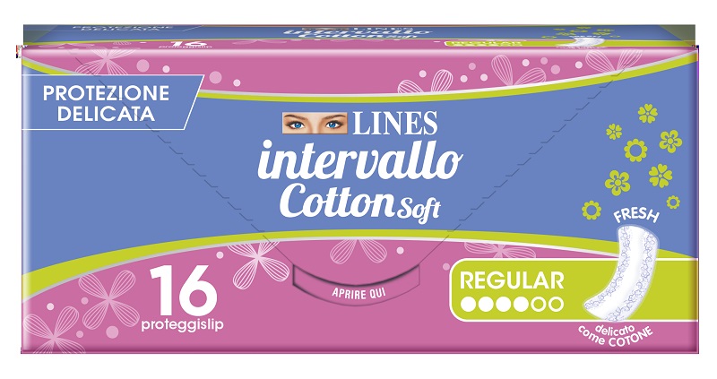 PROTEGGISLIP LINES INTERVALLO COTTON SOFT FRESH DISTESI 16 PEZZI - Farmacia Sant Anna SAS del Dott. Mariani Federigo