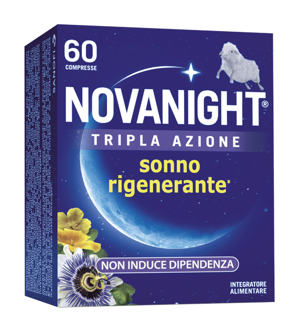 NOVANIGHT TRIPLA AZIONE SONNO RIGENERANTE 60 COMPRESSE - Farmacia Sant Anna SAS del Dott. Mariani Federigo