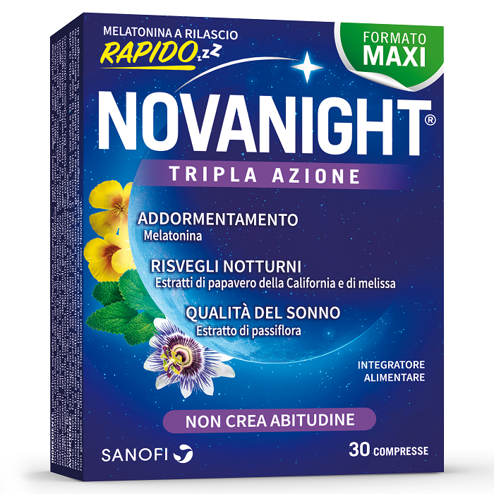 NOVANIGHT 30 COMPRESSE RILASCIO RADIDO NEW - Farmacia Sant Anna SAS del Dott. Mariani Federigo