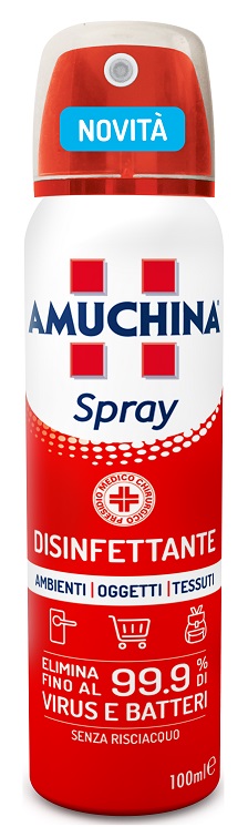 AMUCHINA SPRAY AMBIENTI OGGETTI TESSUTI 100 ML - Farmacia Sant Anna SAS del Dott. Mariani Federigo