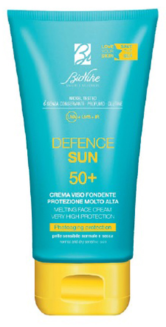 DEFENCE SUN CREMA VISO FONDENTE 50+ 50 ML - Farmacia Sant Anna SAS del Dott. Mariani Federigo