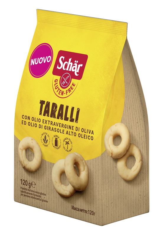 SCHAR TARALLI SENZA LATTOSIO 120 G - Farmacia Sant Anna SAS del Dott. Mariani Federigo