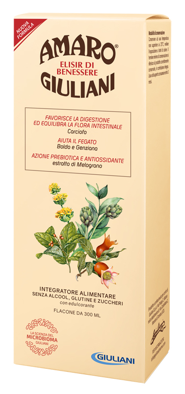 AMARO GIULIANI ELISIR BENESSERE 300 ML NUOVA FORMULA - Farmacia Sant Anna SAS del Dott. Mariani Federigo