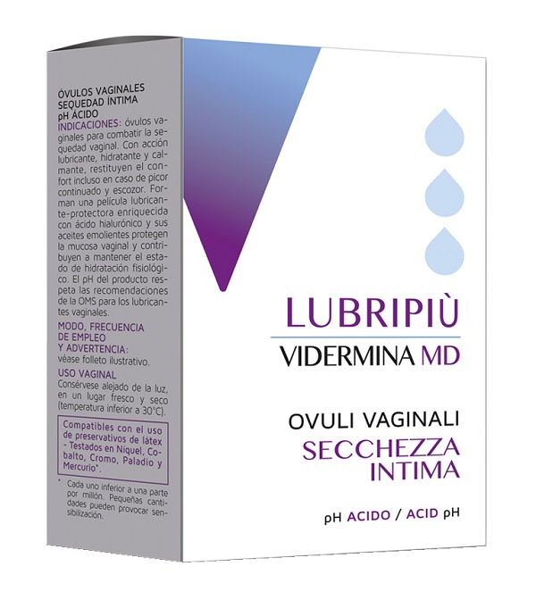 VIDERMINA LUBRIPIU' OVULI VAGINALI 2 BLISTER DA 5 OVULI - Farmacia Sant Anna SAS del Dott. Mariani Federigo