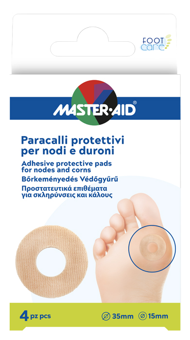 PARACALLI MASTER-AID FOOTCARE NODI E DURONI 4 PEZZI B8 - Farmacia Sant Anna SAS del Dott. Mariani Federigo