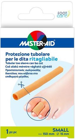 PROTEZIONE TUBOLARE MASTER-AID FOOTCARE RITAGLIABILE 15 CM 15 MM SMALL C6 - Farmacia Sant Anna SAS del Dott. Mariani Federigo