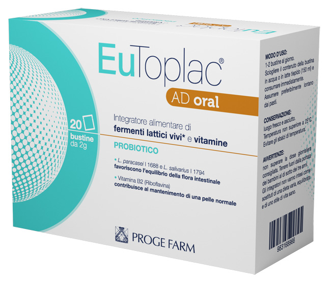 EUTOPLAC AD ORAL 20 BUSTINE - Farmacia Sant Anna SAS del Dott. Mariani Federigo