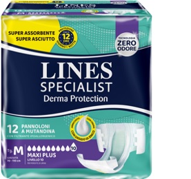 PANNOLONE A MUTANDINA LINES SPECIALIST DERMA MAXI XL 20 PEZZI - Farmacia Sant Anna SAS del Dott. Mariani Federigo