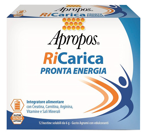 APROPOS RICARICA PRONTA ENERGIA 12 BUSTINE 6 G - Farmacia Sant Anna SAS del Dott. Mariani Federigo