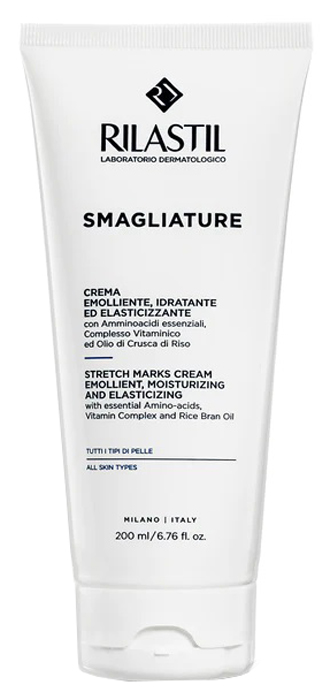 RILASTIL SMAGLIATURE CREMA EMOLLIENTE IDRATANTE ED ELASTICIZZANTE 200 ML - Farmacia Sant Anna SAS del Dott. Mariani Federigo