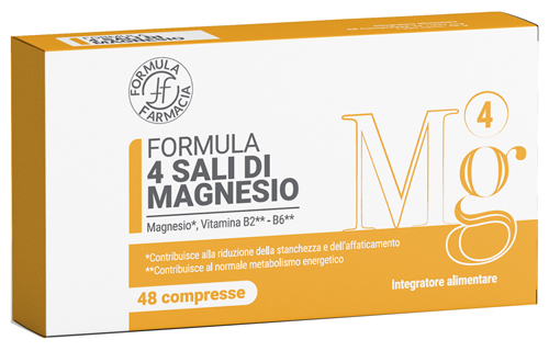 FORMULA 4 SALI DI MAGNESIO 48 COMPRESSE - Farmacia Sant Anna SAS del Dott. Mariani Federigo