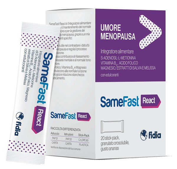 SAMEFAST REACT 20 STICK PACK - Farmacia Sant Anna SAS del Dott. Mariani Federigo