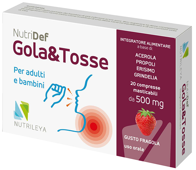 NUTRIDEF GOLA&TOSSE 20 COMPRESSE - Farmacia Sant Anna SAS del Dott. Mariani Federigo