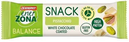 ENERZONA SNACK PISTACCHIO CIOCCOLATO BIANCO 27 G - Farmacia Sant Anna SAS del Dott. Mariani Federigo