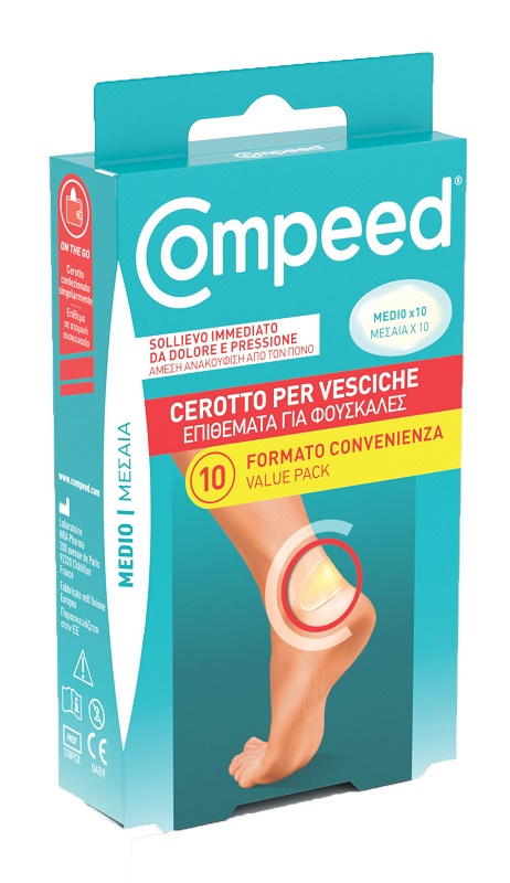 CEROTTI COMPEED PER VESCICHE MEDIO 10 PEZZI CARTON - Farmacia Sant Anna SAS del Dott. Mariani Federigo