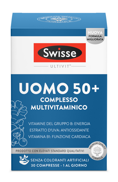 SWISSE MULTIVITAMINICO UOMO 50+ 30 COMPRESSE - Farmacia Sant Anna SAS del Dott. Mariani Federigo