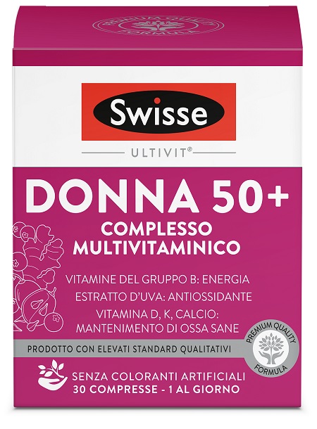 SWISSE MULTIVITAMINICO DONNA 50+ 30 COMPRESSE - Farmacia Sant Anna SAS del Dott. Mariani Federigo