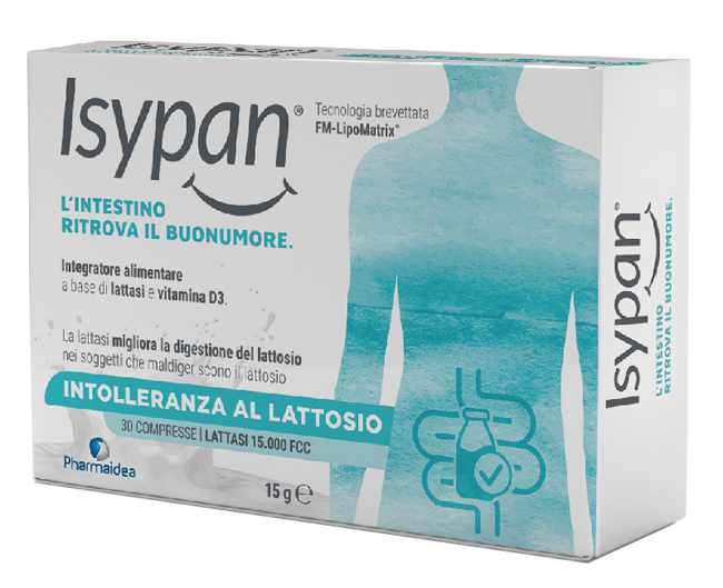 ISYPAN INTOLLERANZA LATTOSIO 30 COMPRESSE - Farmacia Sant Anna SAS del Dott. Mariani Federigo