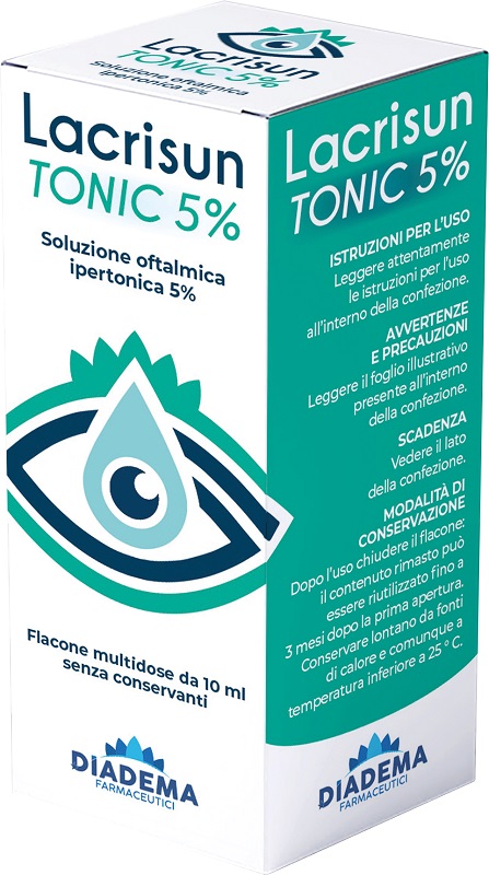 SOLUZIONE OFTALMICA IPERTONICA LACRISUN TONIC 5% 10 ML - Farmacia Sant Anna SAS del Dott. Mariani Federigo