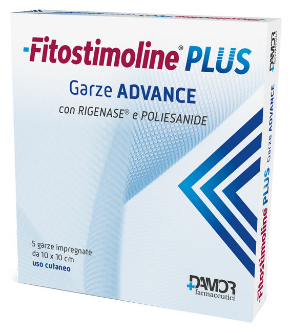FITOSTIMOLINE PLUS GARZE ADVANCE IMPREGNATE 10X10 CM 5 PEZZI - Farmacia Sant Anna SAS del Dott. Mariani Federigo