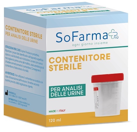 CONTENITORE URINA IN POLIPROPILENE DA 120 ML SOFARMAPIU' - Farmacia Sant Anna SAS del Dott. Mariani Federigo