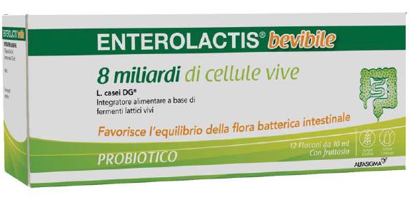 ENTEROLACTIS BEVIBILE 12 FLACONCINI X 10 ML - Farmacia Sant Anna SAS del Dott. Mariani Federigo