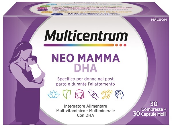 MULTICENTRUM NEO MAMMA DHA 30 COMPRESSE + 30 CAPSULE MOLLI - Farmacia Sant Anna SAS del Dott. Mariani Federigo