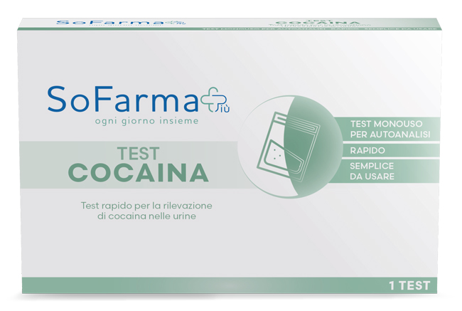 TEST AUTODIAGNOSTICO RAPIDO COCAINA SOFARMAPIU' - Farmacia Sant Anna SAS del Dott. Mariani Federigo