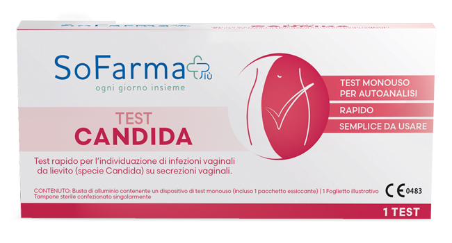 TEST AUTODIAGNOSTICO CANDIDA ALBICANS SOFARMAPIU' - Farmacia Sant Anna SAS del Dott. Mariani Federigo