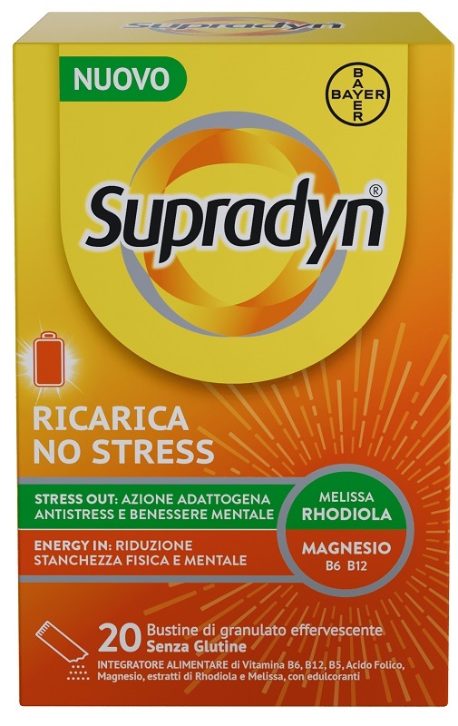 SUPRADYN RICARICA NO STRESS 20 BUSTINE - Farmacia Sant Anna SAS del Dott. Mariani Federigo